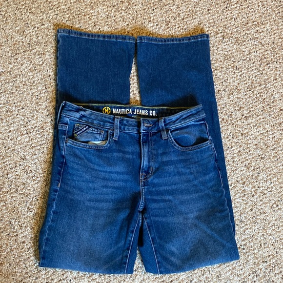 Nautica Mid-Rise Bootcut Jeans - Picture 1 of 8